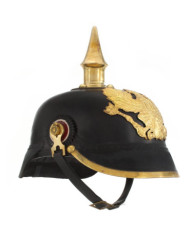 Casque prussien allemand antique pour GN Noir Acier | Mobilier & Déco