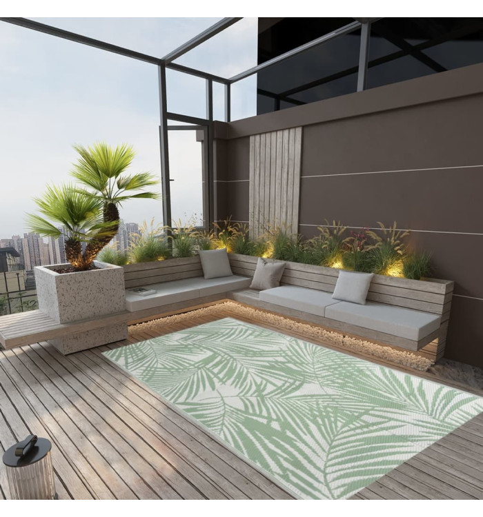 Tapis d'extérieur ARAKIL Vert 120x180 cm PP | Mobilier & Déco