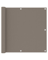 Écran de balcon Taupe 90x600 cm Tissu Oxford | Mobilier & Déco