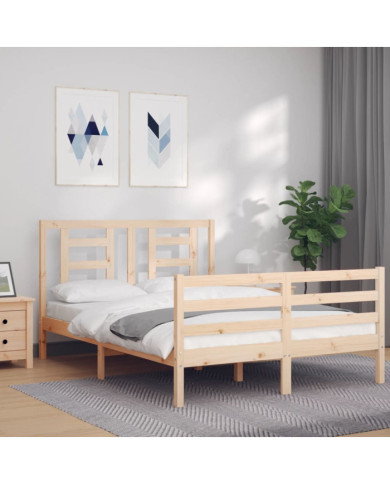 Cadre de lit sans matelas bois massif | Mobilier & Déco