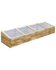 Serre Bois de pin imprégné 200x50x35 cm | Mobilier & Déco