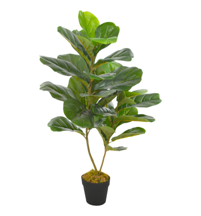 Plante artificielle avec pot Feuilles de figuier Vert 90 cm | Mobilier & Déco
