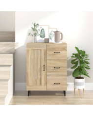 Buffet Chêne sonoma 69,5x34x90 cm Bois d'ingénierie | Mobilier & Déco