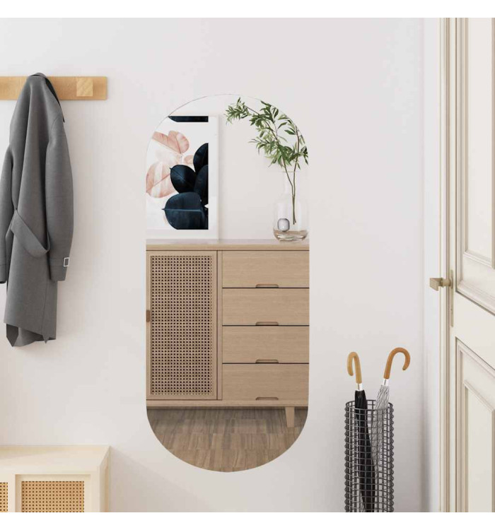 Miroir mural 35x80 cm Verre Ovale | Mobilier & Déco