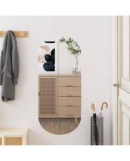 Miroir mural 35x80 cm Verre Ovale | Mobilier & Déco