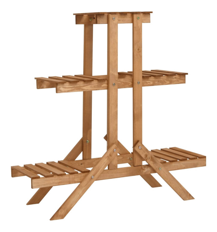 Support pour plantes 83x25x83 cm Bois de sapin | Mobilier & Déco