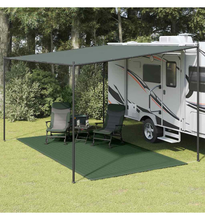 Tapis de tente 250 x 400 cm PEHD Vert | Mobilier & Déco
