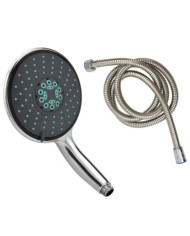 Pomme de douche multifonctionnelle à main et tuyau 1,5 m Chrome | Mobilier & Déco