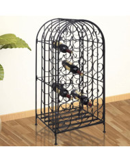 Casier à bouteilles pour 35 bouteilles Métal | Mobilier & Déco