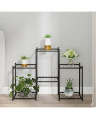 Jardinière 83x25x60 cm Noir Fer | Mobilier & Déco