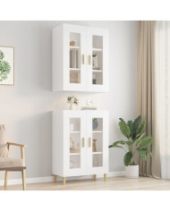Armoire murale suspendue Blanc 69,5x34x90 cm | Mobilier & Déco