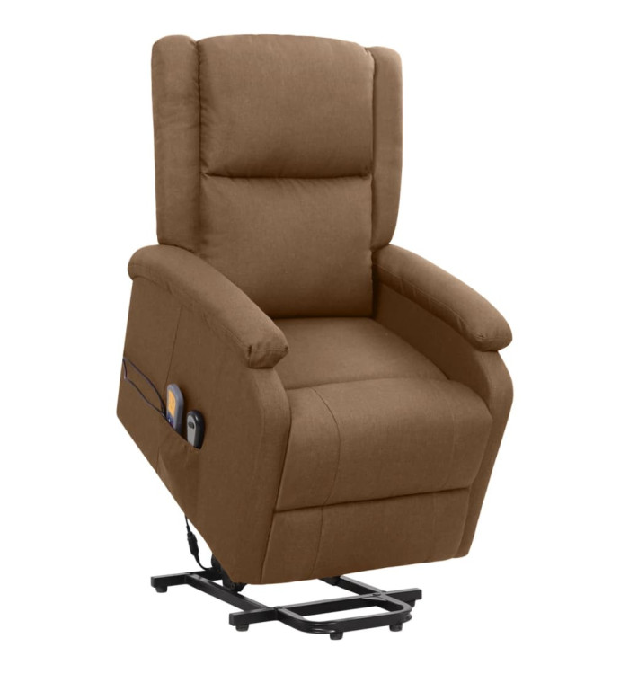 Fauteuil de massage Marron Tissu | Mobilier & Déco