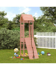 Maisonnette de jeu avec mur d'escalade bois massif Douglas | Mobilier & Déco