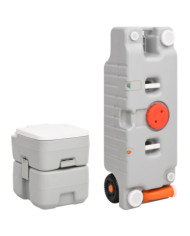 Ensemble de toilette et réservoir d'eau de camping portable | Mobilier & Déco