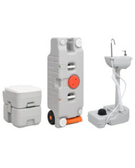 Ensemble de toilette support de lavage des mains réservoir eau | Mobilier & Déco