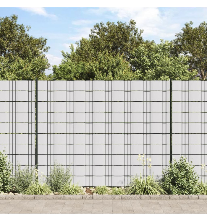 Écrans d'intimité de jardin 4 pcs PVC 35x0,19 m Blanc | Mobilier & Déco