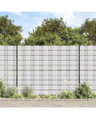 Écrans d'intimité de jardin 4 pcs PVC 35x0,19 m Blanc | Mobilier & Déco