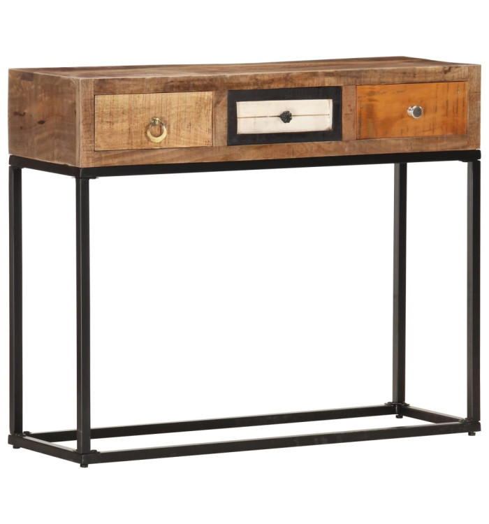 Table console Doré 90x30x75 cm Bois de récupération massif | Mobilier & Déco