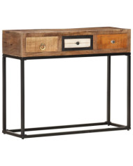Table console Doré 90x30x75 cm Bois de récupération massif | Mobilier & Déco