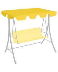 Toit de rechange balançoire jaune 188/168x145/110 cm | Mobilier & Déco