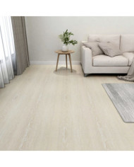 Dalles de plancher autoadhésives 20 pcs PVC 1,86 m² beige | Mobilier & Déco