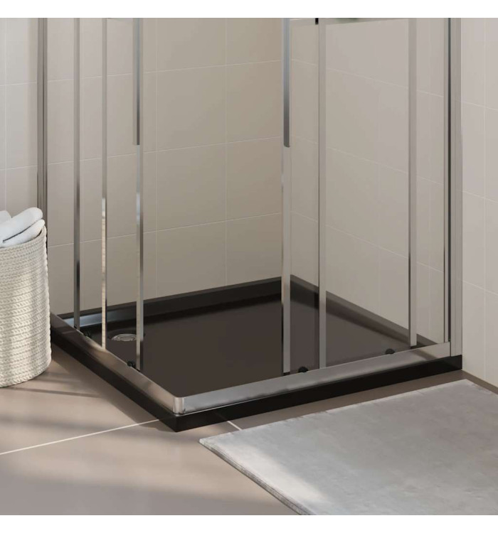 Receveur de douche carré ABS Noir 90x90 cm | Mobilier & Déco