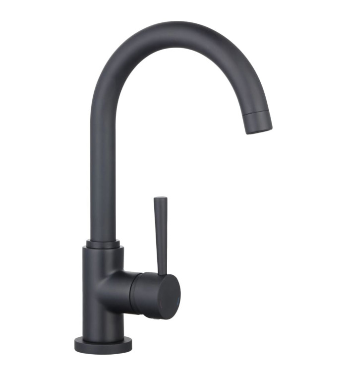 SCHÜTTE Mitigeur d'évier CORNWALL noir | Mobilier & Déco