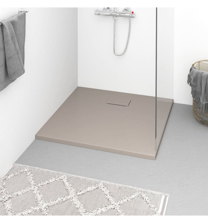 Receveur de douche SMC Marron 90x80 cm | Mobilier & Déco