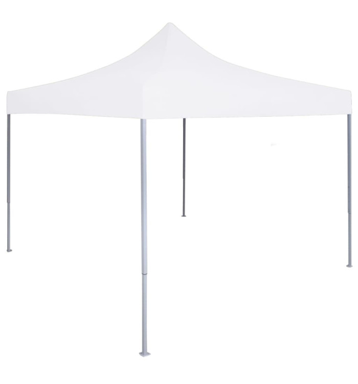 Tente de réception pliable professionnelle 3x3 m Acier Blanc | Mobilier & Déco