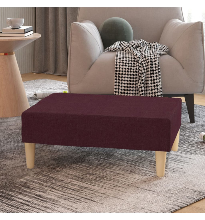 Repose-pied Violet 78x56x32 cm Tissu | Mobilier & Déco