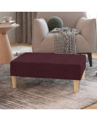 Repose-pied Violet 78x56x32 cm Tissu | Mobilier & Déco