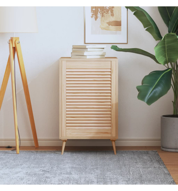 Porte d'armoire à persiennes 69x49,4 cm bois de pin massif | Mobilier & Déco