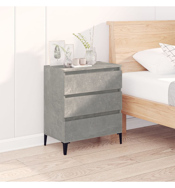 Buffet Gris béton 60x35x70 cm Bois d'ingénierie | Mobilier & Déco