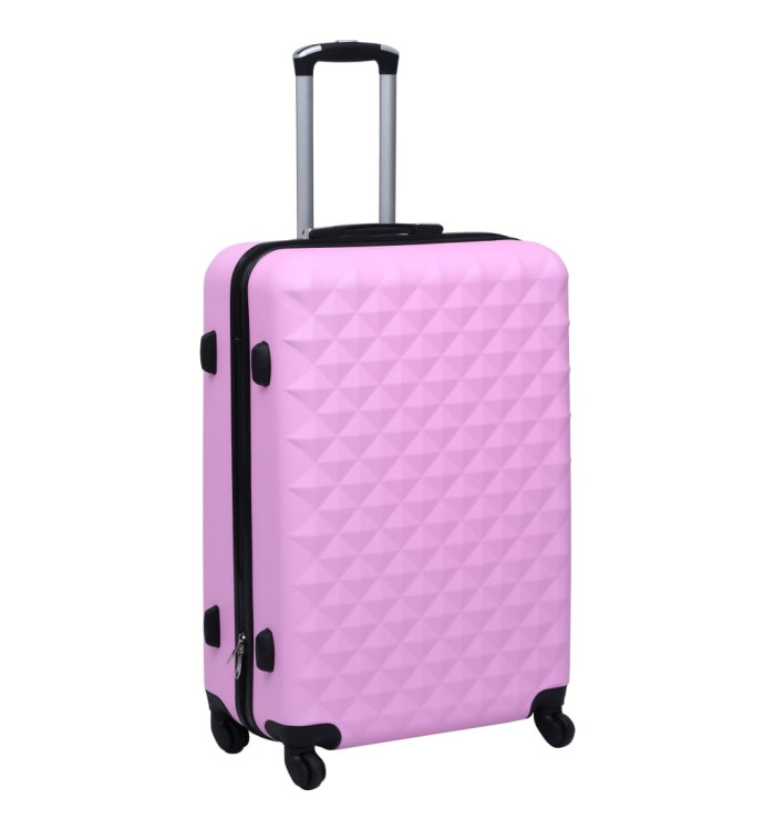 Valise rigide Rose ABS | Mobilier & Déco