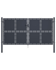 Portail de jardin Acier 300x150 cm Anthracite | Mobilier & Déco
