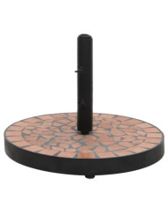 Base de parasol terre cuite rond 12 kg | Mobilier & Déco