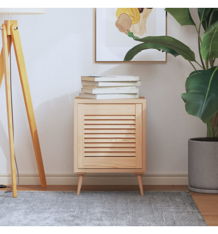 Porte d'armoire à persiennes 39,5x39,4 cm bois de pin massif | Mobilier & Déco