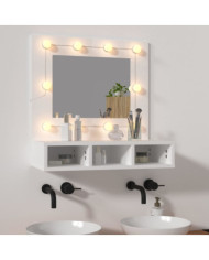 Armoire à miroir avec LED blanc 60x31,5x62 cm | Mobilier & Déco