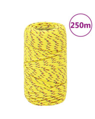 Corde de bateau Jaune 2 mm 250 m Polypropylène | Mobilier & Déco