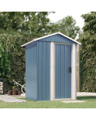 Abri de jardin Gris 126x97,5x177 cm Acier galvanisé | Mobilier & Déco