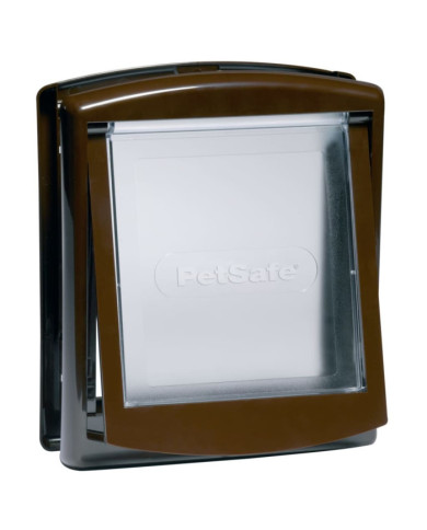 PetSafe Porte à 2 voies pour chiens 730 Petit 17,8 x 15,2 cm Marron | Mobilier & Déco
