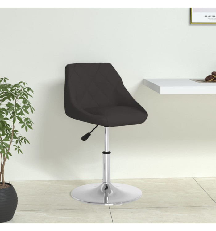 Chaise de salle à manger Noir Similicuir | Mobilier & Déco