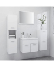 Ensemble de meubles de salle de bain Blanc Aggloméré | Mobilier & Déco