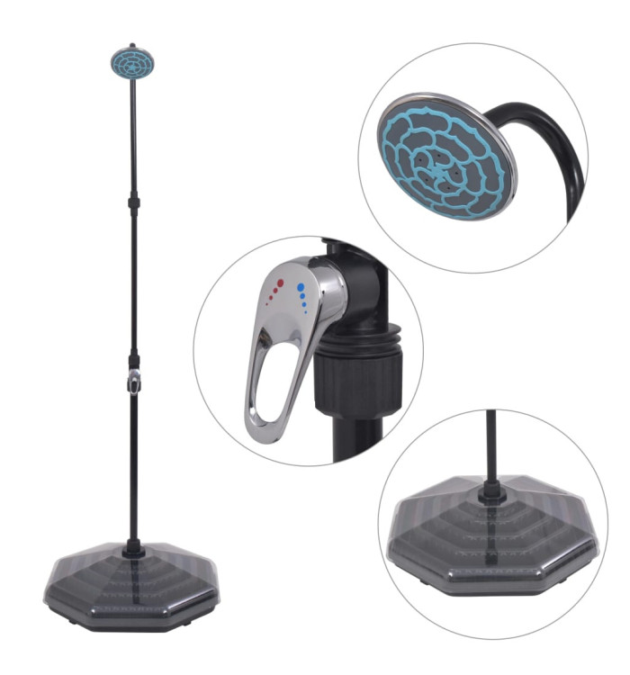 Douche solaire 20 L Aluminium HDPE | Mobilier & Déco