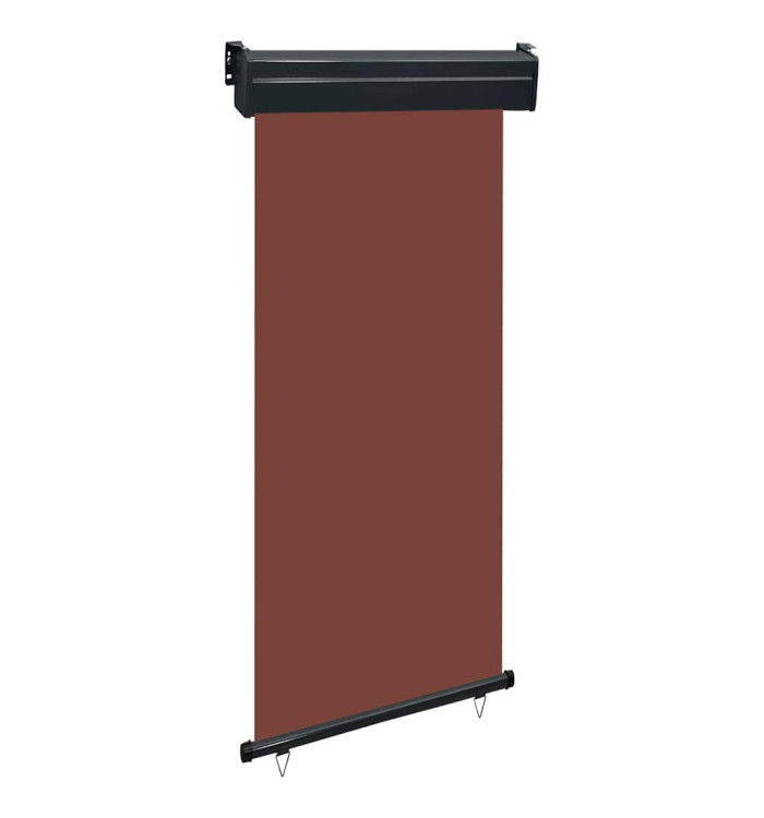 Auvent latéral de balcon 105x250 cm Marron | Mobilier & Déco