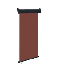 Auvent latéral de balcon 105x250 cm Marron | Mobilier & Déco