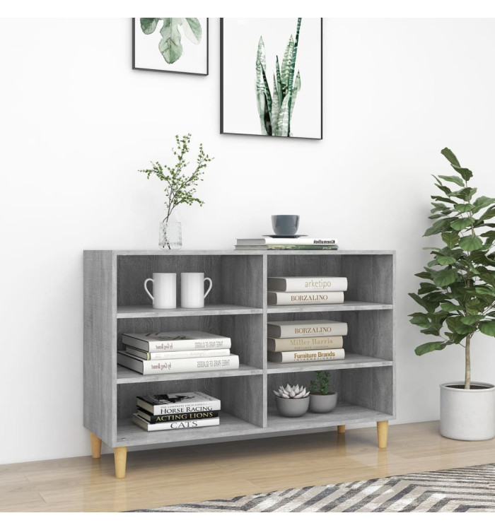 Buffet sonoma gris 103,5x35x70 cm bois d'ingénierie | Mobilier & Déco