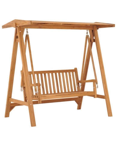 Balancelle 170 cm Bois de teck massif | Mobilier & Déco