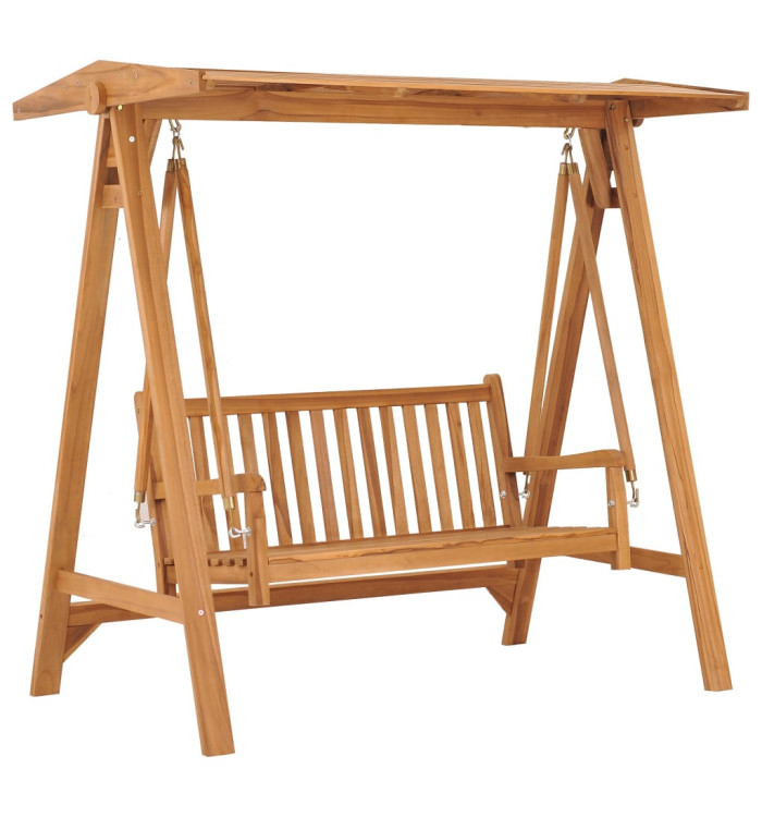 Balancelle 170 cm Bois de teck massif | Mobilier & Déco