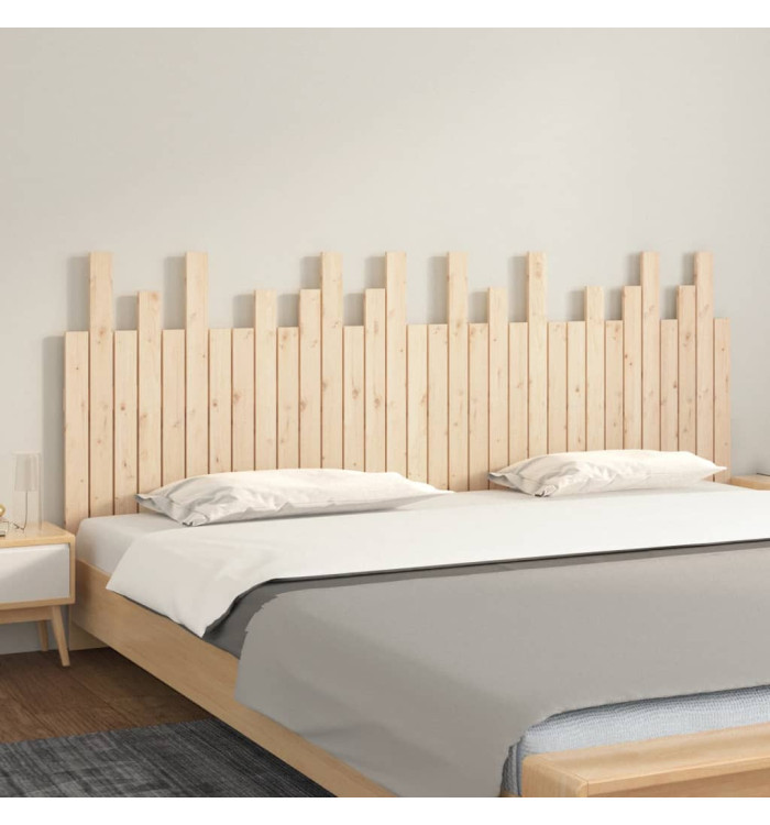 Tête de lit murale 204x3x80 cm Bois massif de pin | Mobilier & Déco